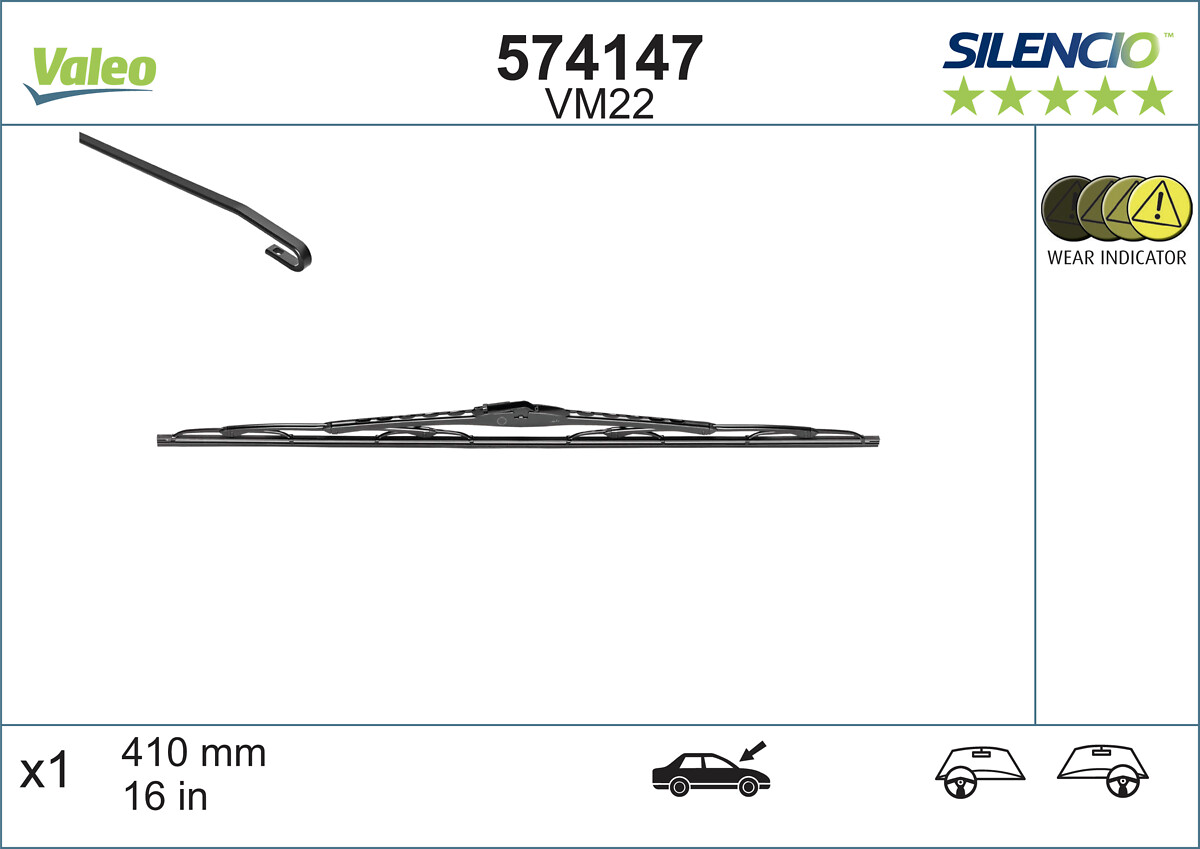 Lamela stergator 574147 VALEO